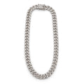 Iced Out Cuban Link Chain | Premium Hip Hop Chain for Men | Silver